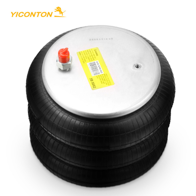 Triple Convoluted Rubber Air Spring Untuk Truk Trailer AS-00019-F Firestone W01-358-7994 Contitech FT330-29546
