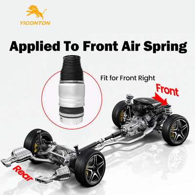 Yiconton Aluminium Karet Truk Air Spring Dekorasi Eksterior Mesin Untuk Posisi Depan Kanan