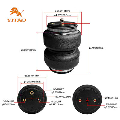 Air Spring Suspension Kit Fits 2019-2023 Ram 1500 Klasik 89365
